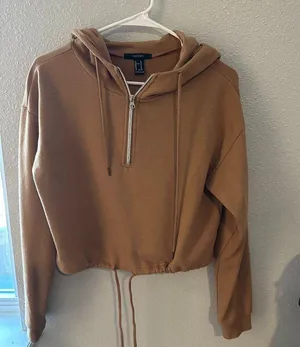 Forever 21 Cropped zip-up thumbnail 1