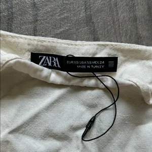 Zara Cream Button-Down Blouse thumbnail 2