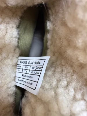 UGG Lynnea S/N 3204 Fold Over Leather Clog Chunky Fur-lined Boots S-602 Sz 9 thumbnail 8