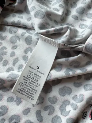 Kate Spade New York Pajama Top S Collared Button Down Leopard Animal Print NWOT thumbnail 5