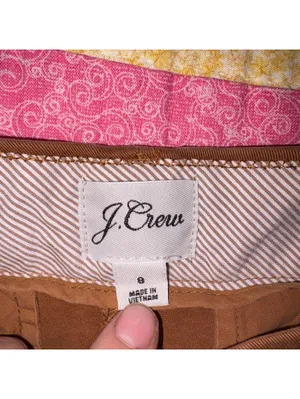 J.Crew $70 Woman’s Size 8 W 32 Stretch brown Summer chino shorts thumbnail 5