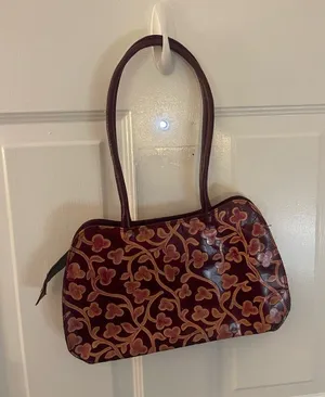 Fair Trade Style Faux Leather Shoulder Bag thumbnail 1
