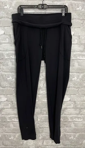 lululemon athletica Black Fold-Over Waist Jogger Pants thumbnail 1