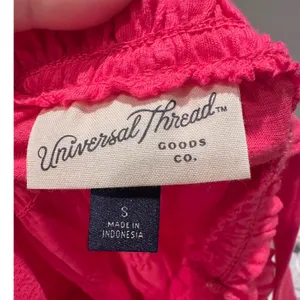 Universal Thread Hot Pink Cotton Smocked‎ Tank Top Size Small Barbie Summer thumbnail 4