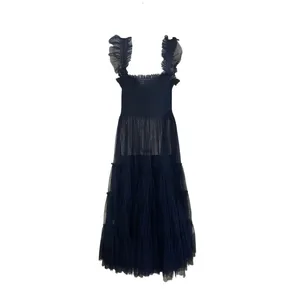 Hill House Home The Collector's Edition Ellie Nap Dress Blue Tulle Smoked Bodice thumbnail 2
