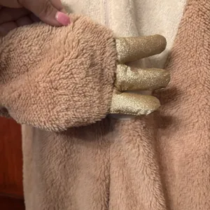 Celebrate Halloween Sloth Union Suit Womens L 12-14 Plush Hooded Pajama‎ Costume thumbnail 4