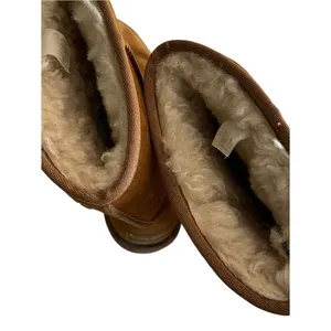 Koolaburra by UGG Women's Brown Suede Sheepskin Lined Faux Fur Koola Tall Boots thumbnail 10