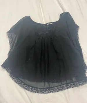 Black Sheer Top thumbnail 1