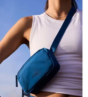 New Athleta All About Crossbody Belt Bag Dark Lapis Blue thumbnail 6