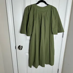 Tuckernuck‎ Pomander place green Finley flutter cotton dress size large vacation thumbnail 8