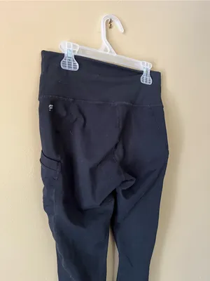 Fabletics Black High-Waist Ruched Side Leggings thumbnail 5
