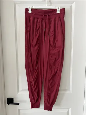 Lululemon Dance Studio Mid-Rise Jogger Full Length - Bergundy thumbnail 5