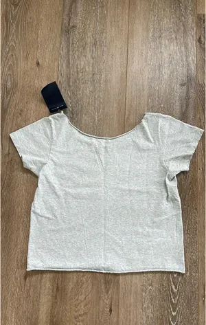 Brandy Melville Grey Tee thumbnail 2