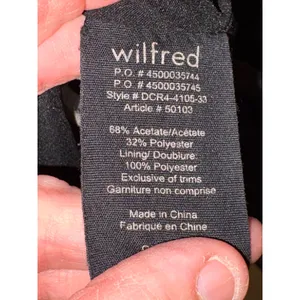 Wilfred Aritzia‎ Gray Mayet crepe moto Jacket Asymmetrical Snap Zipper Cuff thumbnail 7