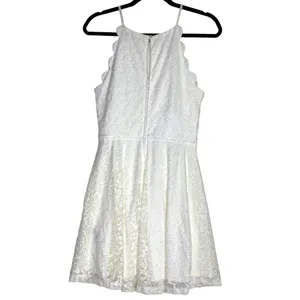 A Byer Womens Dress Size Large Sun Dress Sleeveless Lace Lined Knee‎ Length thumbnail 4
