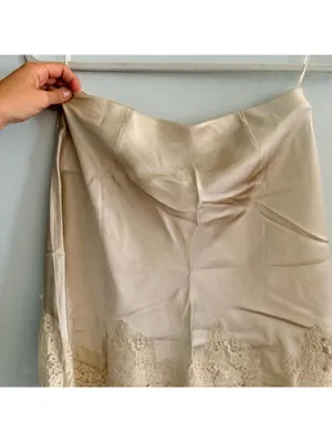 Reformation Carolina Mini Skirt in Almond thumbnail 4