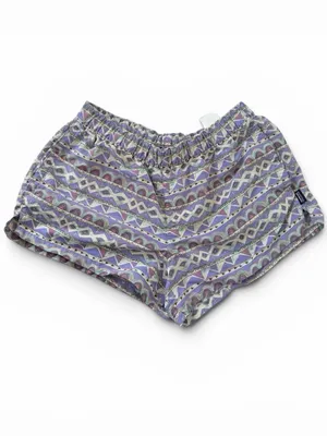 Patagonia summer vtg Barely Lavender and White Tribal Swim Shorts thumbnail 2