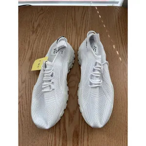 New Women's Lace Up Tie Up Sneakers White size 7-7.5 thumbnail 12