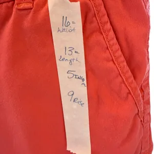 J. Crew Vibrant Coral Women's vacation summer 100 cotton preppy Shorts size 6 thumbnail 5