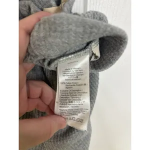 Madewell Gray Waffle Knit Pull On Pajama PJ Pants S Lounge Comfy thumbnail 6