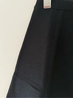 NWT Savage X Fenty Black A Line Mini Skirt Size S thumbnail 5