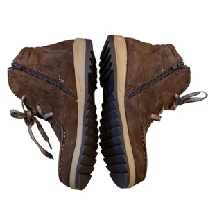 NWOT David Tate Chocolate Suede Chukka side zip forest Boots Y2K 7.5 thumbnail 4