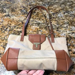 Tory Burch Penn Mini Tote Bag, Mid Camel thumbnail 5