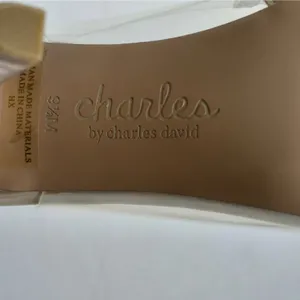 Charles by Charles David Slingback Heels Size 9.5 Nude Clear Pumps Wedding Party thumbnail 10