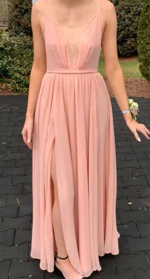 Michael Costello x Revolve Pink Maxi Dress thumbnail 1
