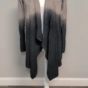 Barefoot Dreams Blue Bamboo Chic Lite Calypso Waterfall Long Sleeve Cardigan S/M thumbnail 3
