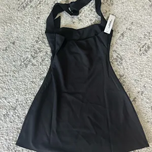 NWT Princess Polly Cabaret Halter Mini Dress Black thumbnail 6