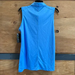 Nike Golf Polo Sleeveless Dri-Fit Blue 884873-412 Women Size L NWT thumbnail 2