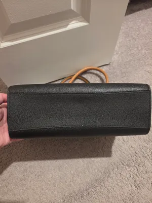 Coach Black Satchel Crossbody Leather thumbnail 3