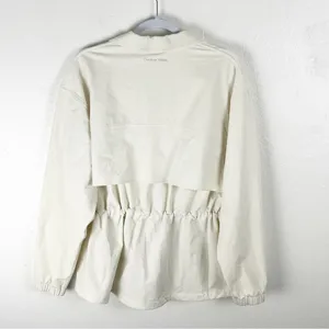 OUTDOOR VOICES Long Sleeves Cinched Drawstring Waist Pockets Jacket, Size Large thumbnail 2
