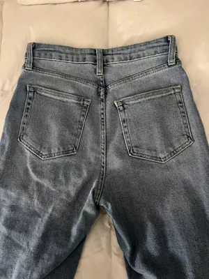 Just Black Denim Truly Cool Light Wash Ribcage Straight Leg Jeans thumbnail 8