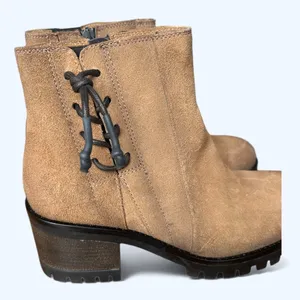 Miz Mooz “Maiden” Chunky Platform Suede Ankle Boots Chunky Heel Womens EU 38 NEW thumbnail 5
