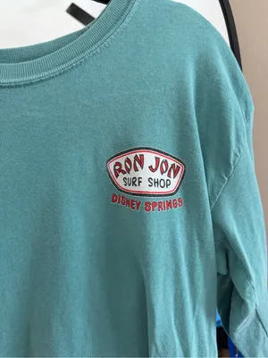 Ron Jon Long-Sleeve Tee in Teal Disney Springs thumbnail 2