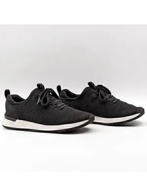 UGG Tay Sneaker BLACK Mesh Knit Comfortable Lace-Up Size 6.5 thumbnail 6