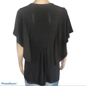 White House | Black Market butterfly sleeve blouse thumbnail 4