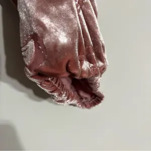 Altar'd State Velvet Butterfly‎ Crop Top Long Sleeve Pink Fairy XS thumbnail 2