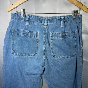 Old Navy Blue Jeans Womens 12‎ Blue Vintage Carpenter Straight High Rise Baggy thumbnail 5