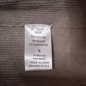 Long-Sleeve Asymmetric Midi Dress in Taupe thumbnail 9