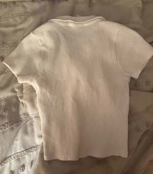 White Crop Baby Tee  thumbnail 3