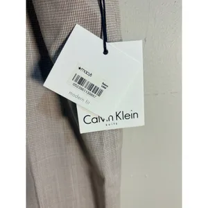 Calvin Klein Modern Fit Tan Plaid Dress Pants Womens 10‎ NWT Business Slacks thumbnail 4