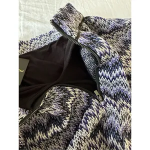 NWT Maje Womens Purple Skirt with Lace Size 2( USA size M) thumbnail 8