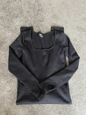Amazon Black Ribbed Jumpsuit thumbnail 4