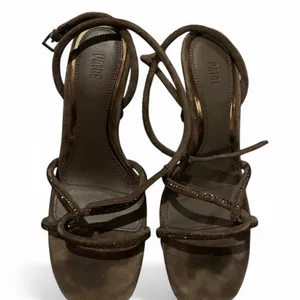 ❣️ PAIGE Scottie Ankle Strap Sandal in Chocolate Brown Size thumbnail 2