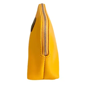 Bric’s Mustard Yellow Saffiano Makeup Toiletry Bag thumbnail 4