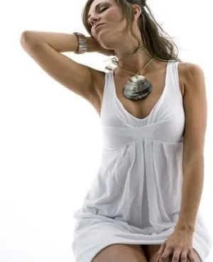 Wet Seal Whilte Sleeveless Short Dress Sz S thumbnail 1