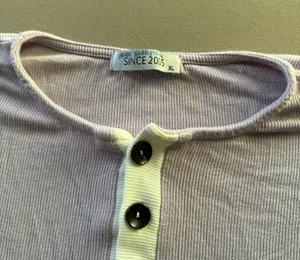 since 2005 Soft Ribbed Henley Top thumbnail 4